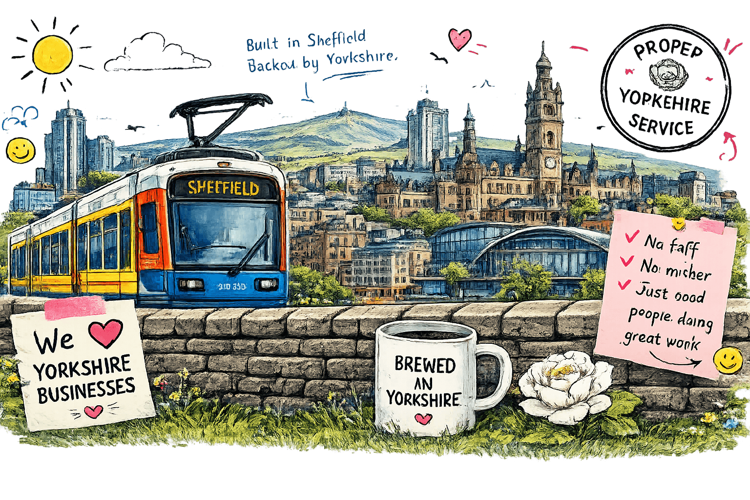 Sheffield tram illustration