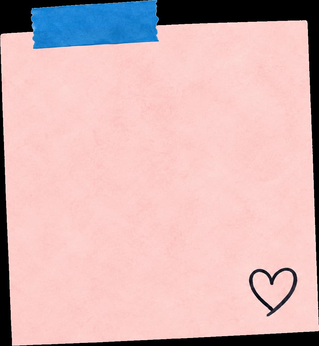 Hand-drawn partnership note